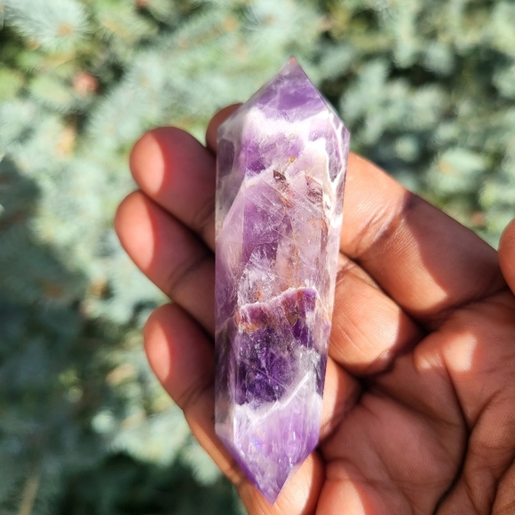 Amethyst Crystal Set / Necklace / Dream Amethyst Wand / Sphere / Big Cluster - Picture 3 of 6